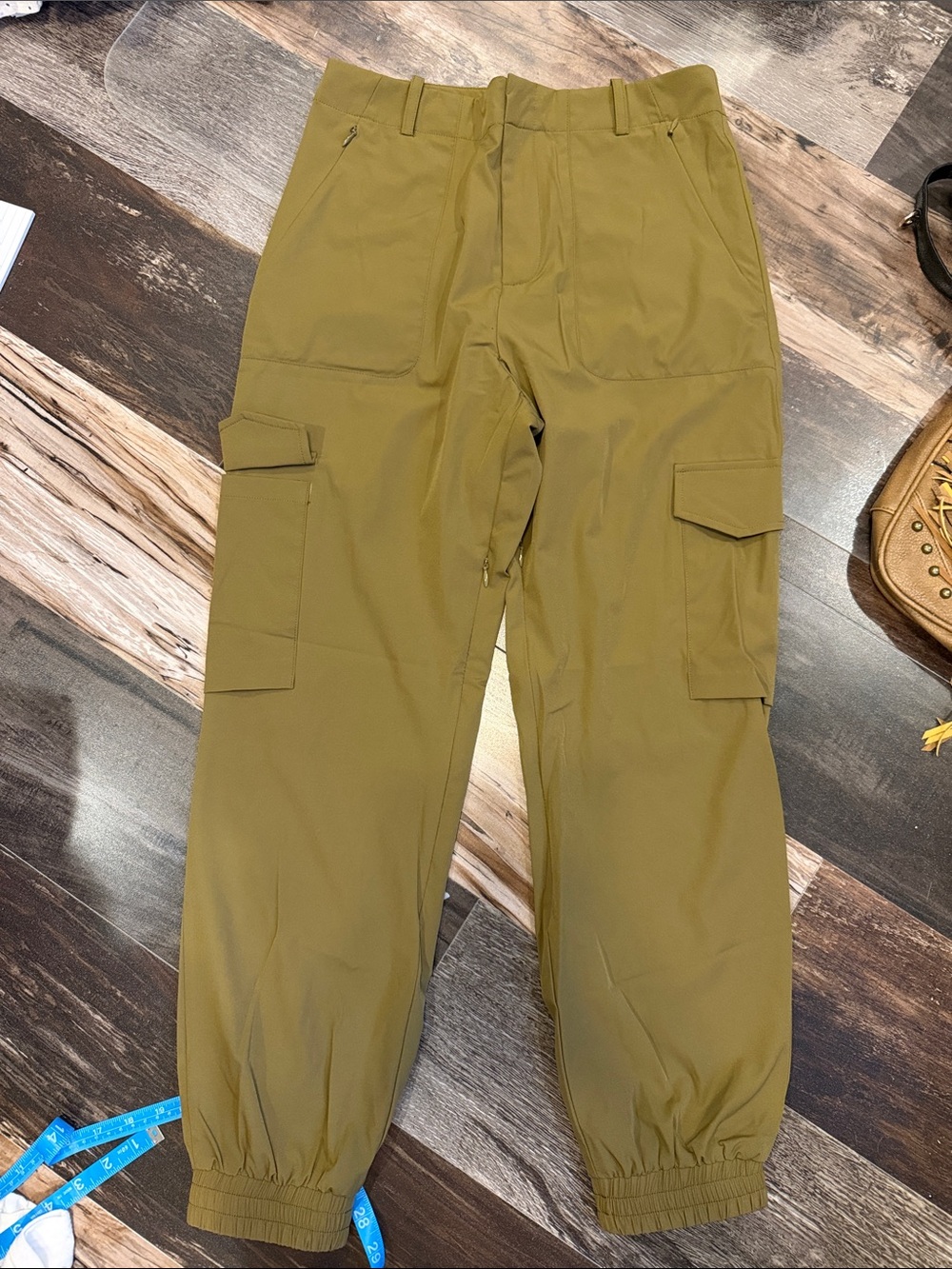 ZYIA Active Acid Evolution Cargo Joggers Olive Green Size S